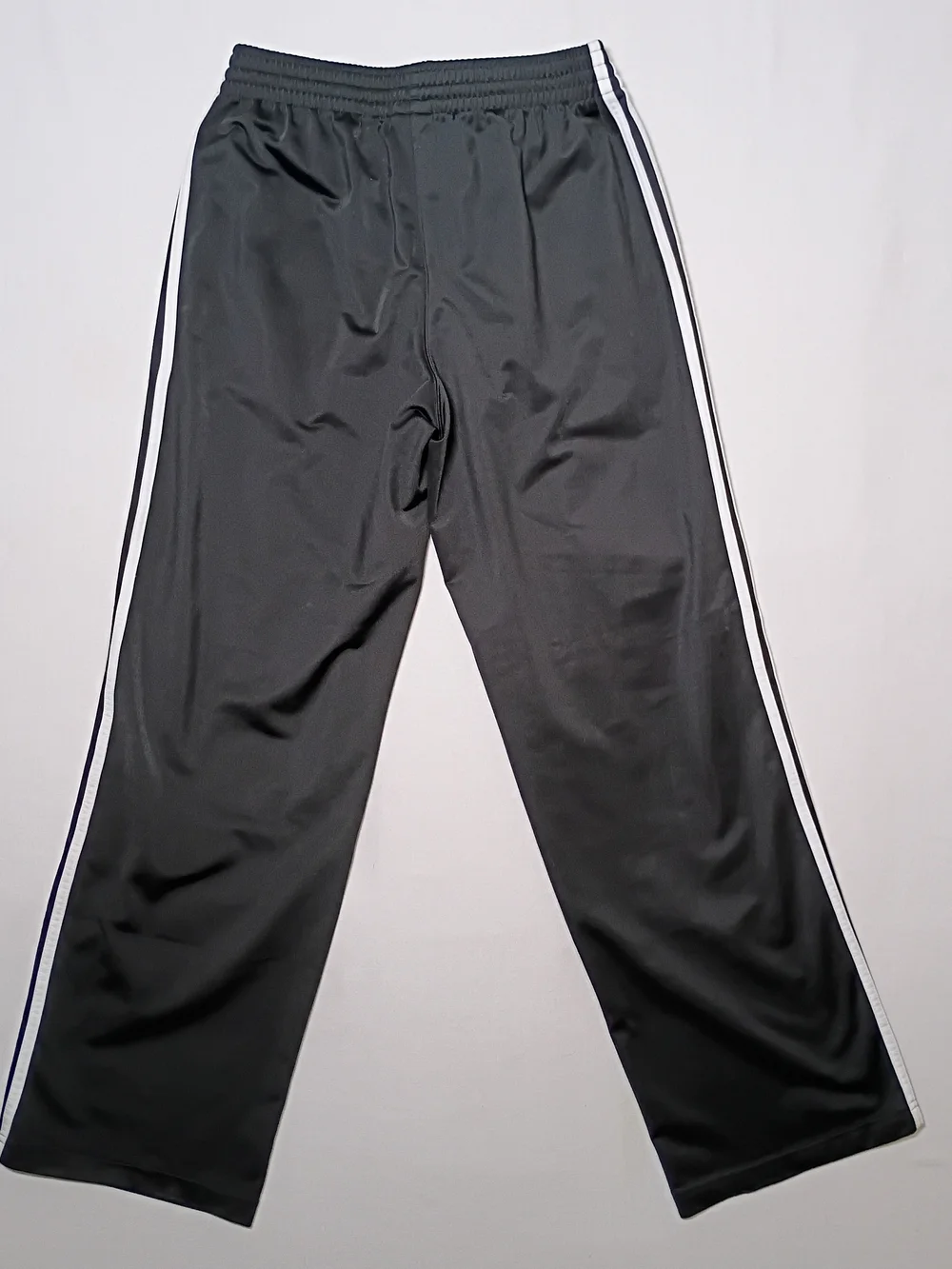 Adidas Essentials Mens 3 Stripes Open Hem Training Pants Large Black 2012